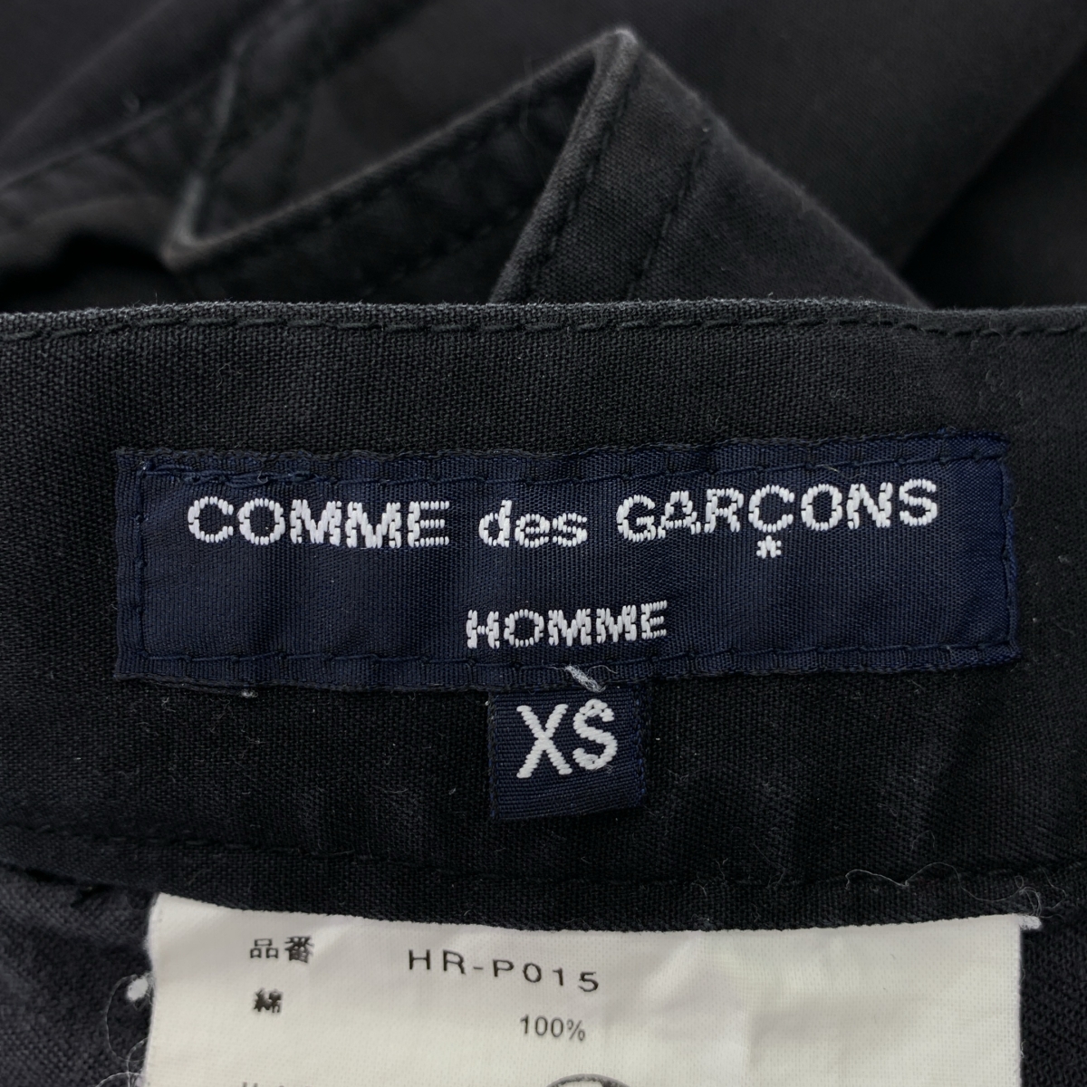 COMME des GARCONS HOMME / コムデギャルソンオム コットン 製品洗い テーパード チノパンツ
