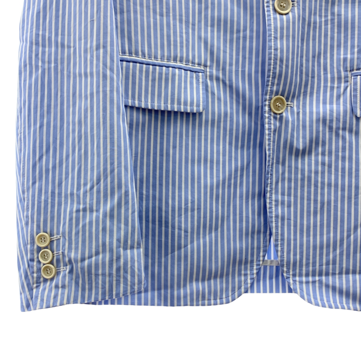 COMME des GARCONS SHIRT / コムデギャルソンシャツ コットン 2B シングルブレスト テーラードジャケット