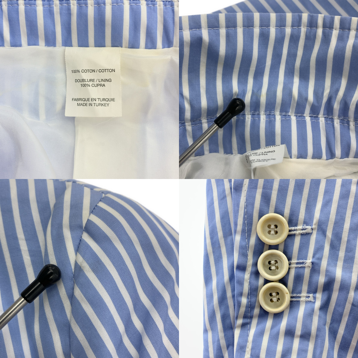 COMME des GARCONS SHIRT / コムデギャルソンシャツ コットン 2B シングルブレスト テーラードジャケット