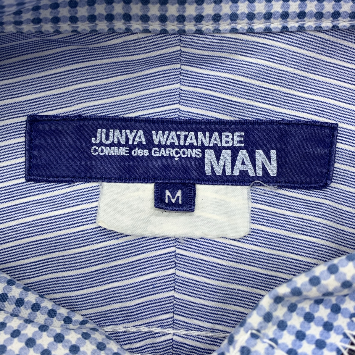 JUNYAWATANABE COMMEdesGARCONS MAN / ジュンヤワタナベマン コットン 総柄 レギュラーカラー シャツ