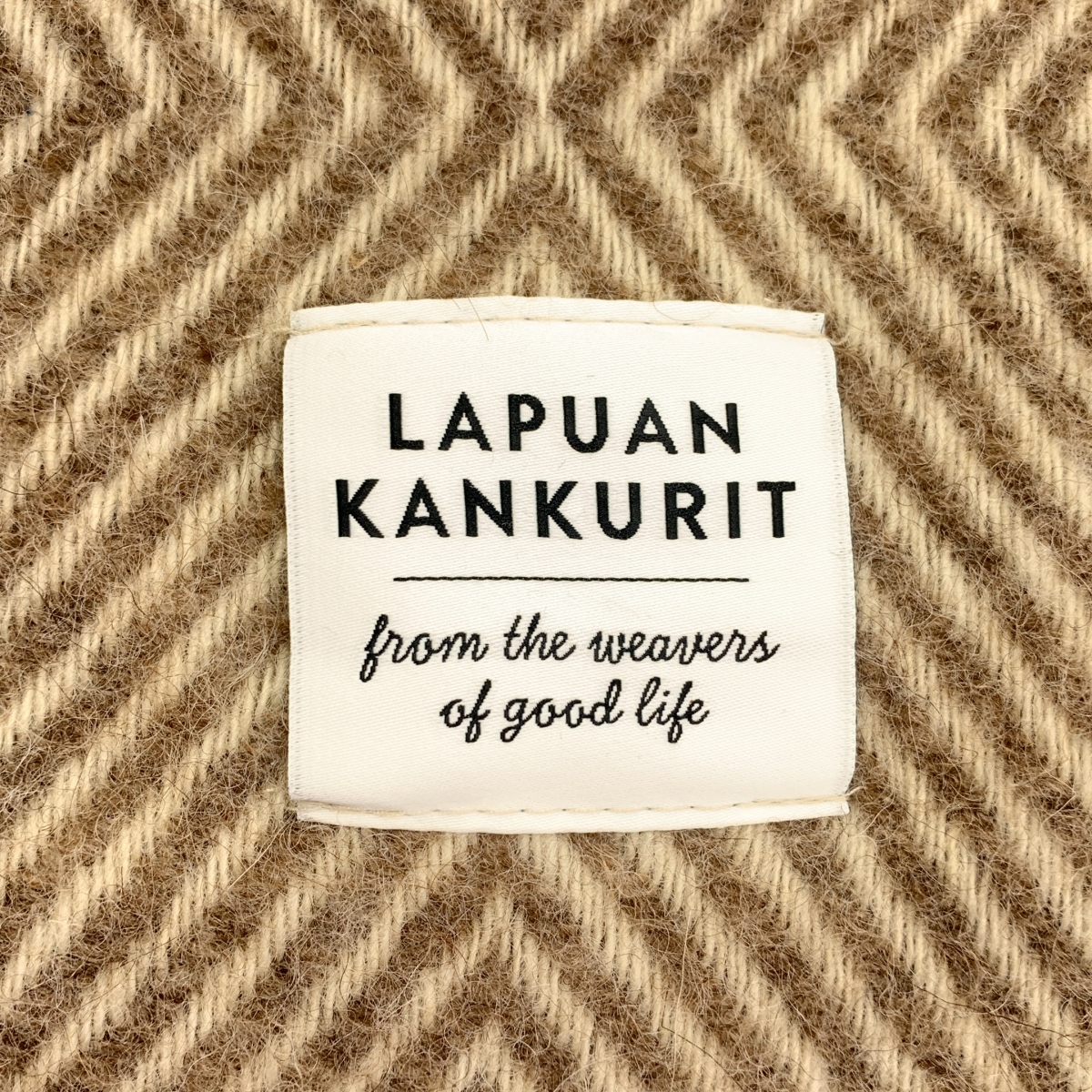 LAPUAN KANKURIT / ラプアンカンクリ ポケットショール フリンジ ストール