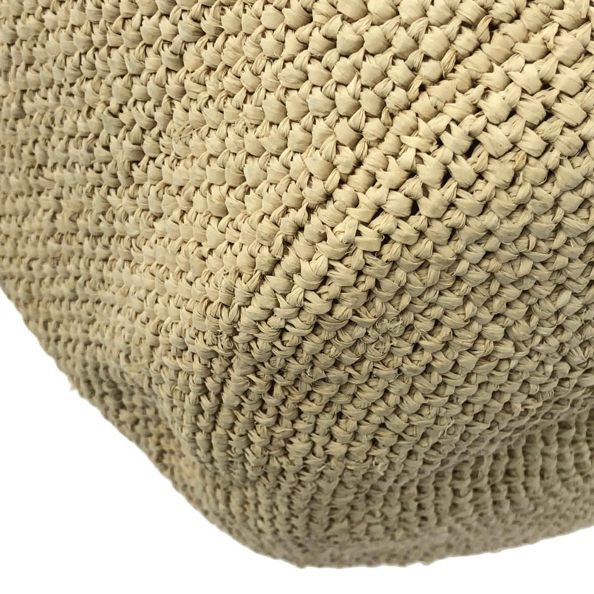 Helen Kaminski / ヘレンカミンスキー ワンポイントチャーム レザーハンドル ワンショルダーカゴバッグ