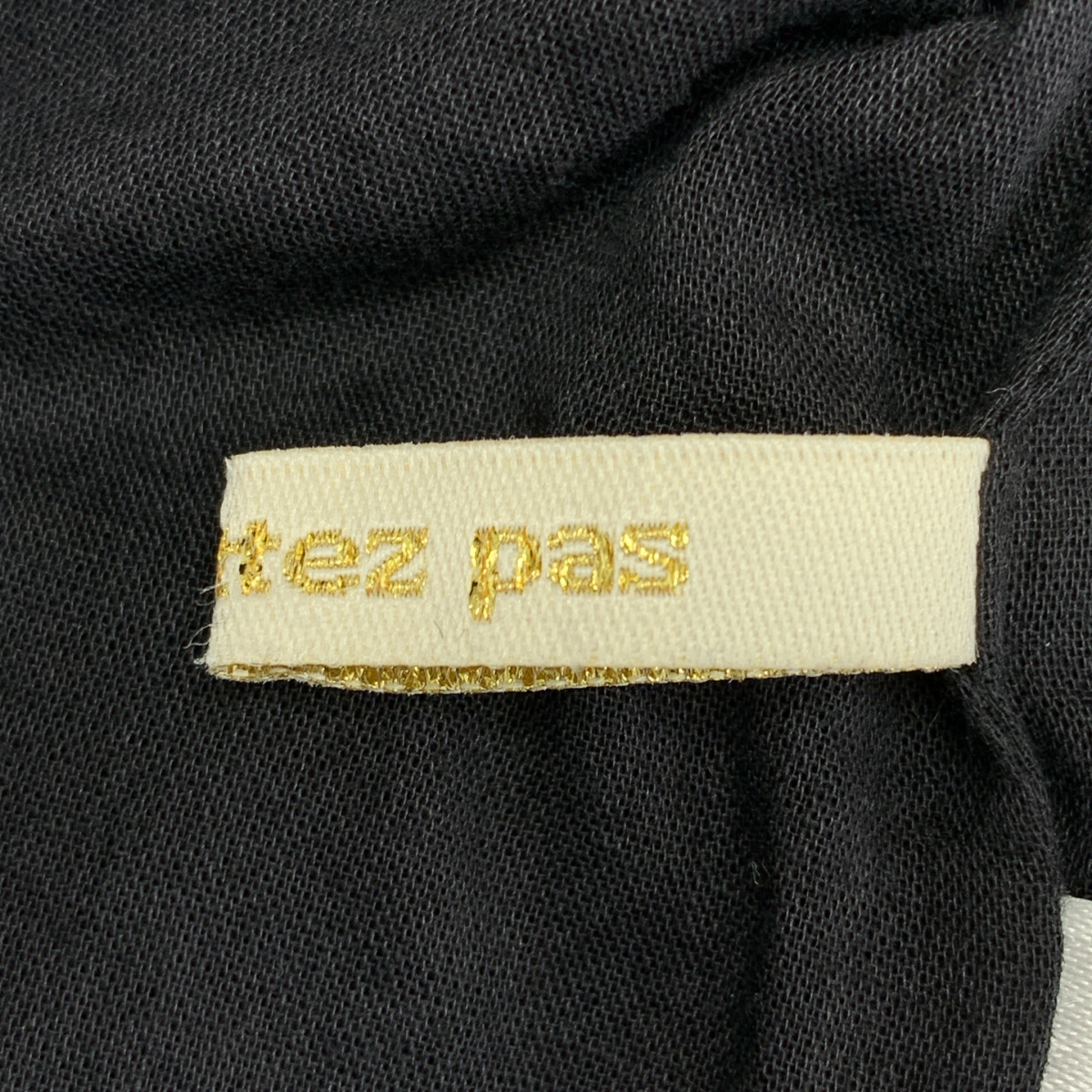 ne Quittez pas / ヌキテパ Cotton Poplin Frill Pants フリル イージーパンツ