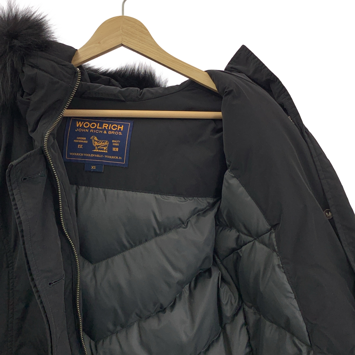 WOOLRICH / ウールリッチ フーデッド ダウン ロングコート