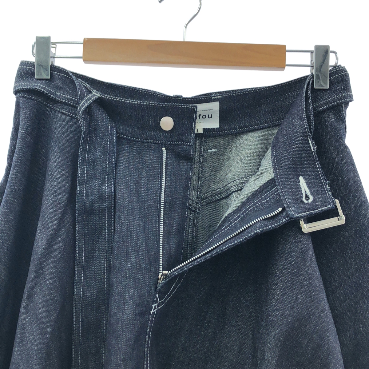 foufou / フーフー super flare denim skirt スーパーフレア デニム スカート