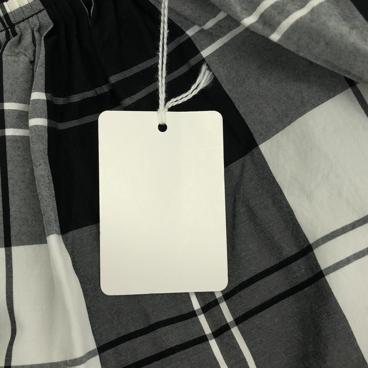 MARGARET HOWELL / マーガレットハウエル MONO CHECK SILK COTTON シルク コットン チェック スカート