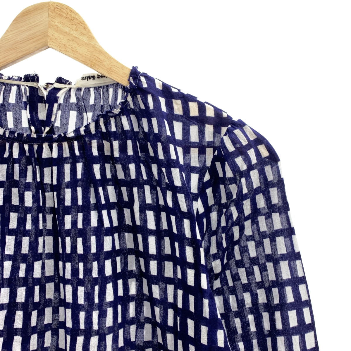 mina perhonen / ミナペルホネン sora check コットン チェック ブラウス シャツ