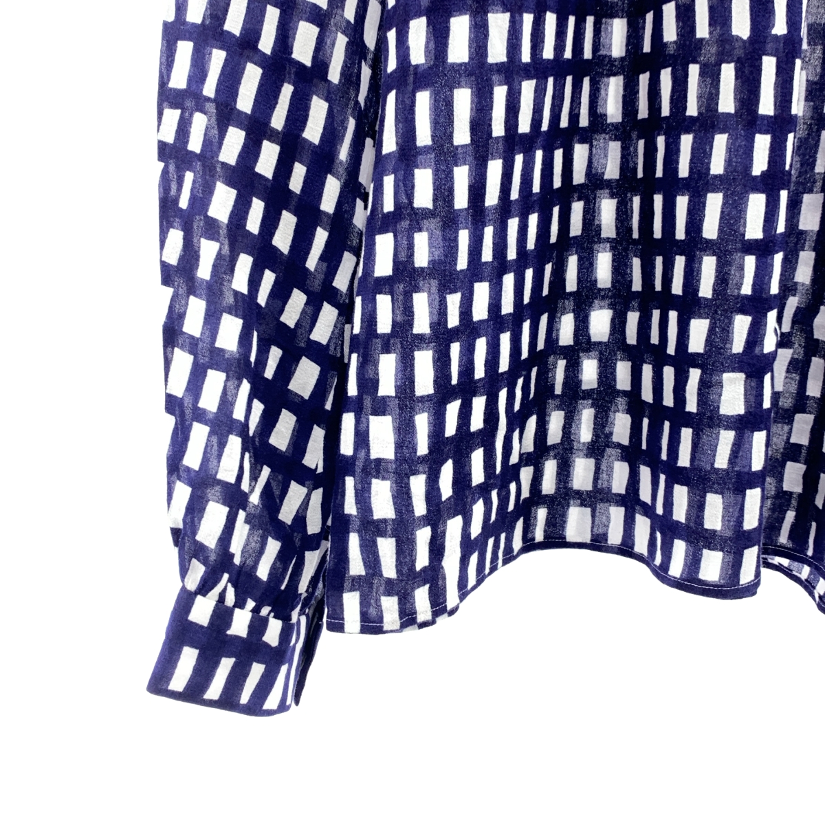 mina perhonen / ミナペルホネン sora check コットン チェック ブラウス シャツ