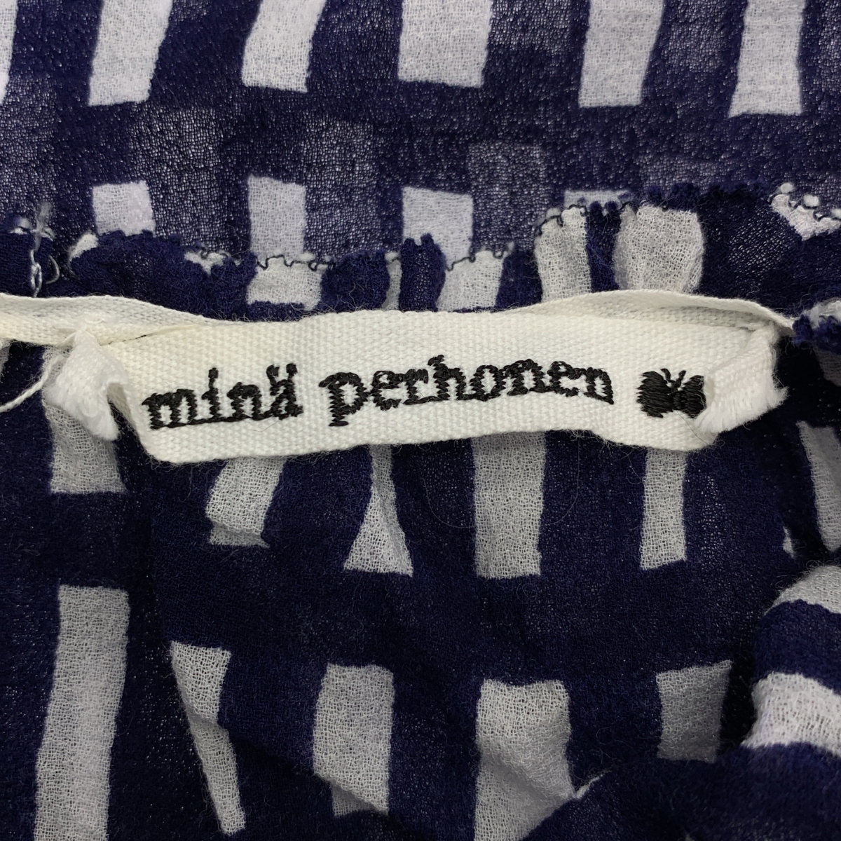 mina perhonen / ミナペルホネン sora check コットン チェック ブラウス シャツ