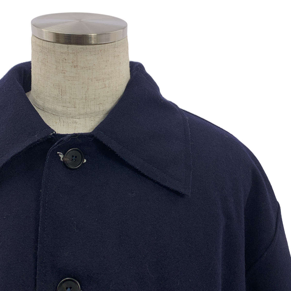 CAMIEL FORTGENS / カミエルフォートへンス XXL MACKINTOSH オーバーサイズ ウール マッキントッシュ ジャケット