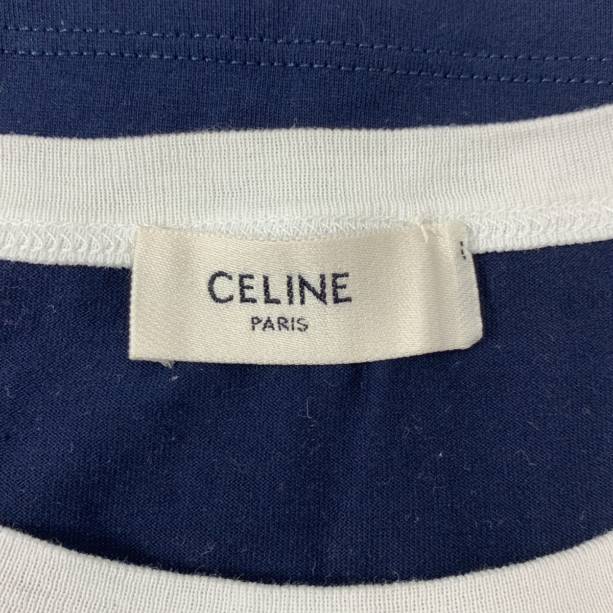 CELINE / セリーヌ 16ボクシー / ロゴ クルーネック Tシャツ カットソー