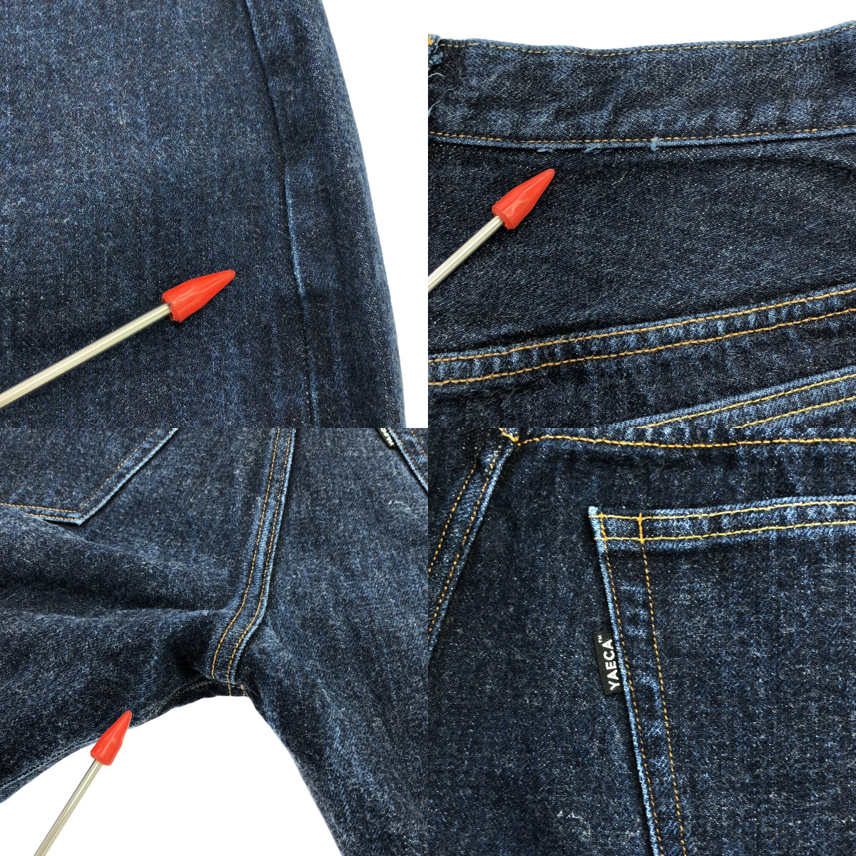 YAECA / ヤエカ WIDE TAPERED DENIM ワイド テーパード デニム パンツ