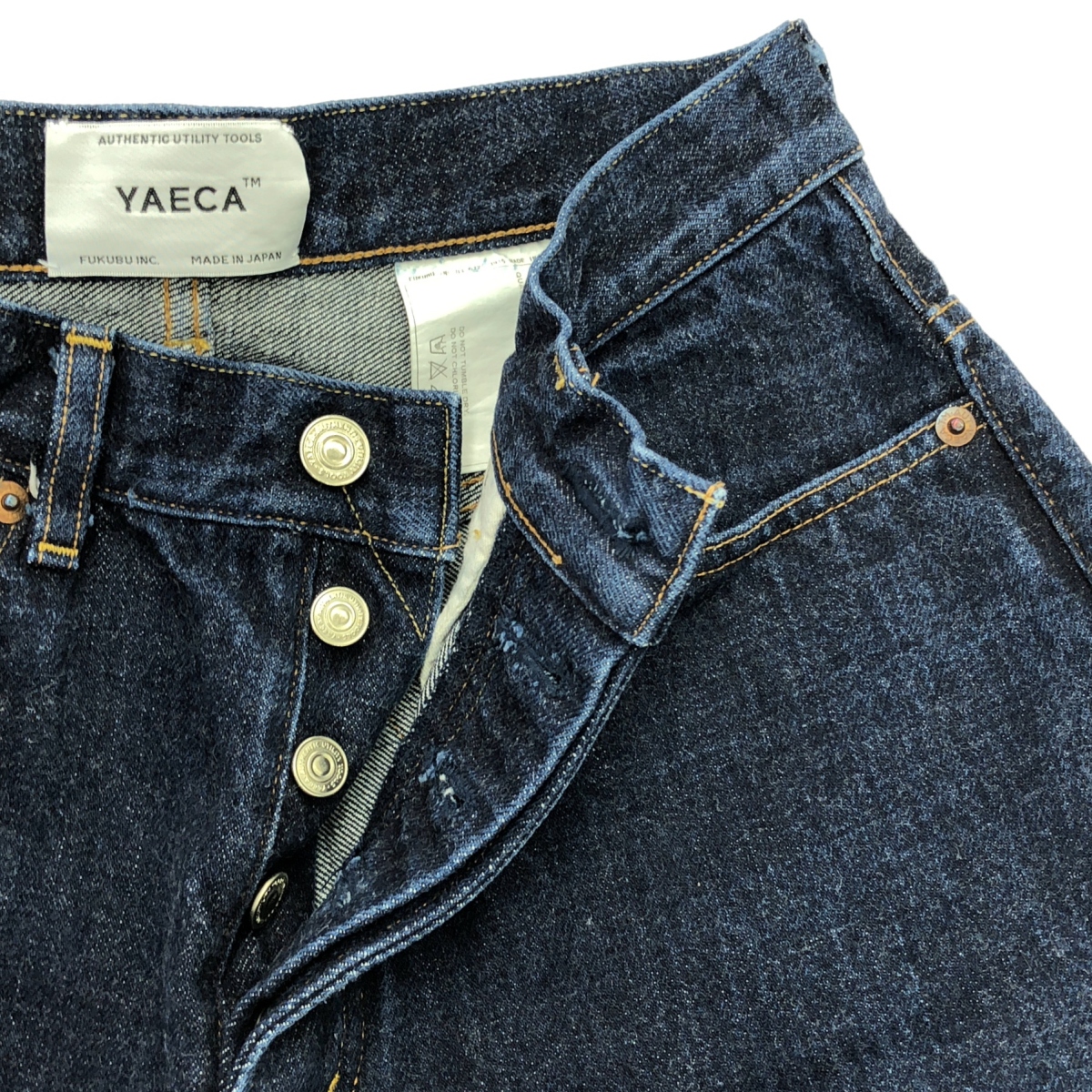 YAECA / ヤエカ WIDE TAPERED DENIM ワイド テーパード デニム パンツ