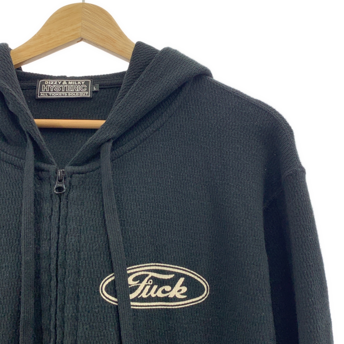 HYSTERIC GLAMOUR / ヒステリックグラマー MONSTER TRUCK / モンスタートラック ロゴ サーマル フルジップ フーディ