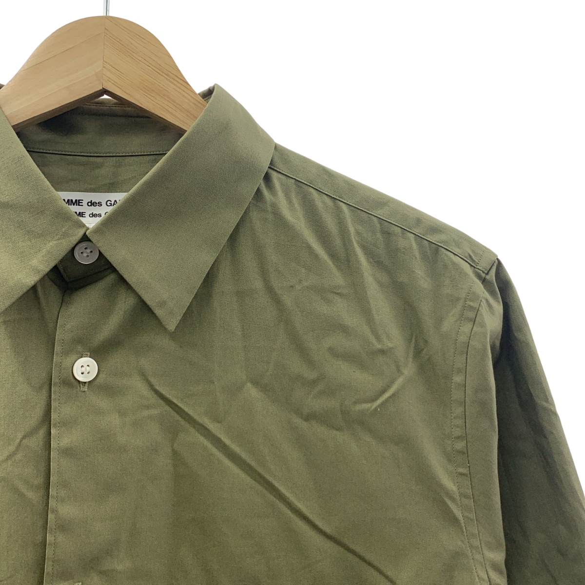 COMME des GARCONS COMME des GARCONS / コムコム コットン ギャザー ロングシャツ