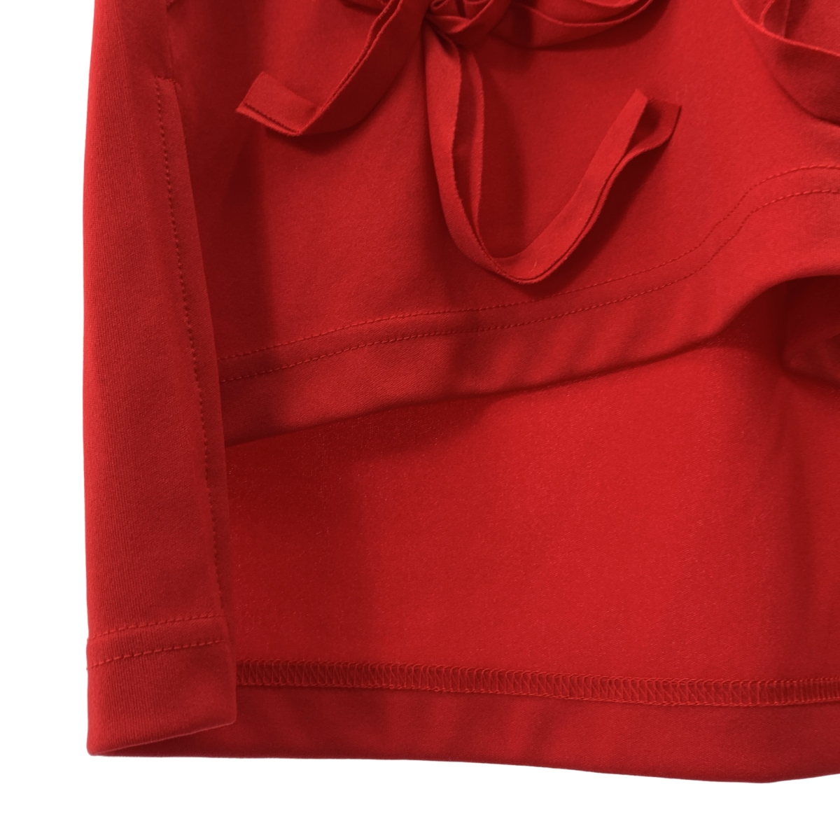 COMME des GARCONS COMME des GARCONS / コムコム フロントリボンデザイン ポリエステル ジャージー Tシャツ