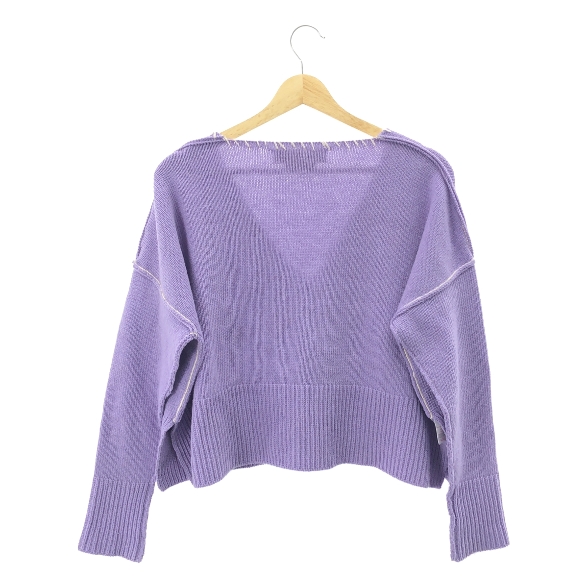 MARNI / マルニ ロゴステッチ刺しゅう ウールニット カーディガン