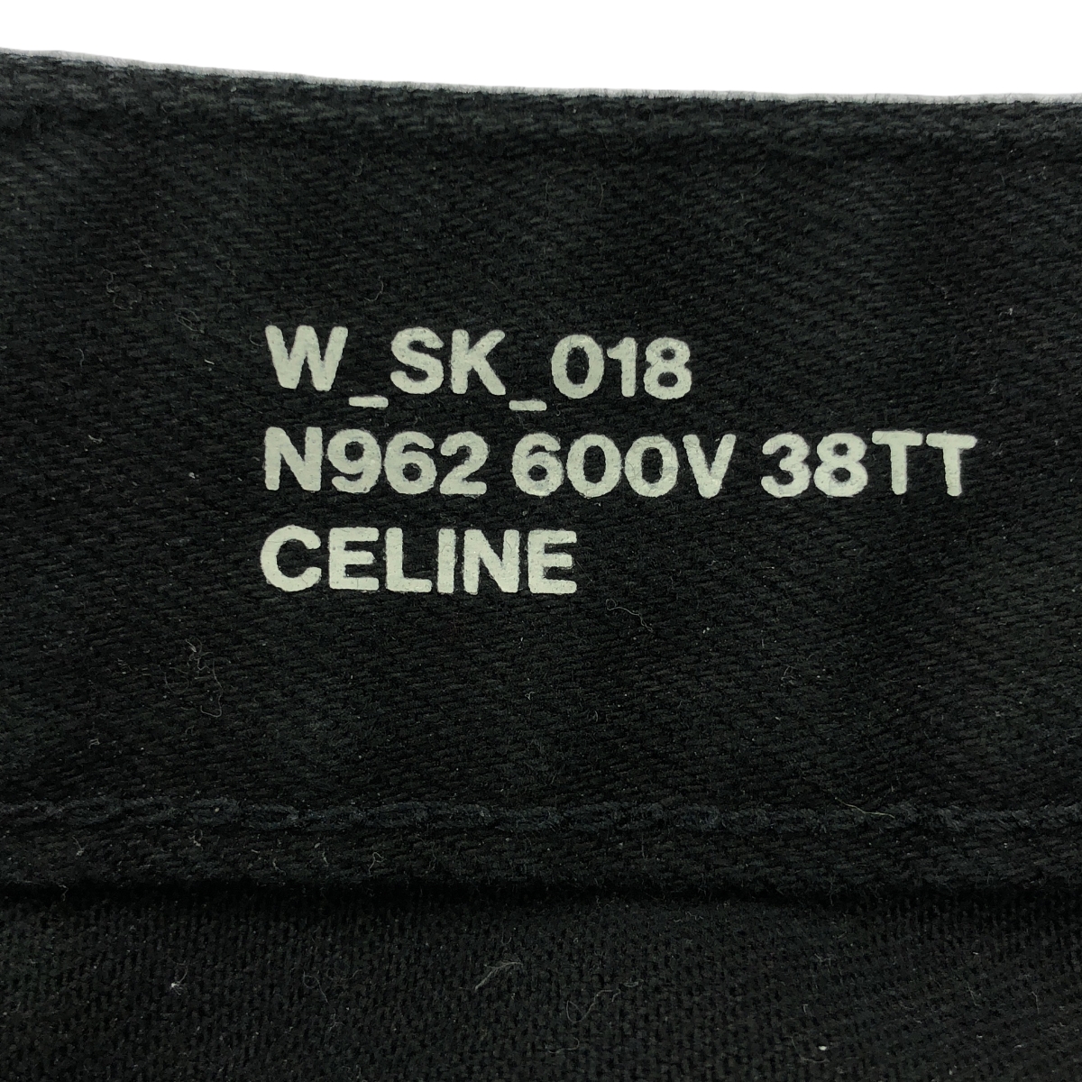 CELINE / セリーヌ W_SK_018 / by Hedi Slimane エディ期 デニム スキニー パンツ