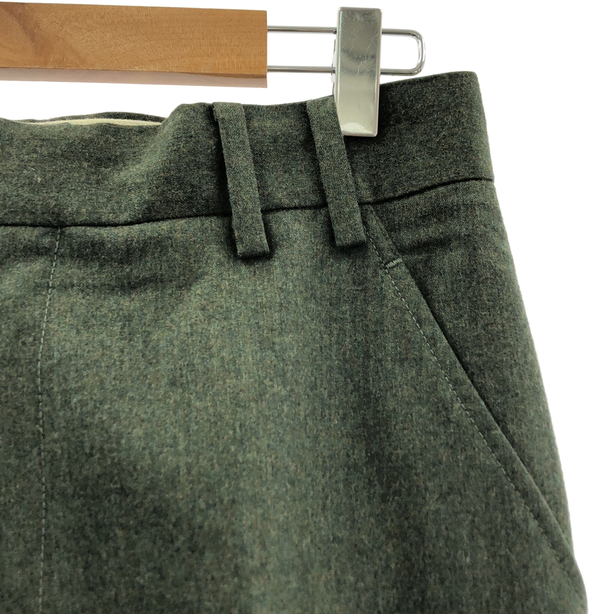 その他 ウール ストレート スラックス パンツ