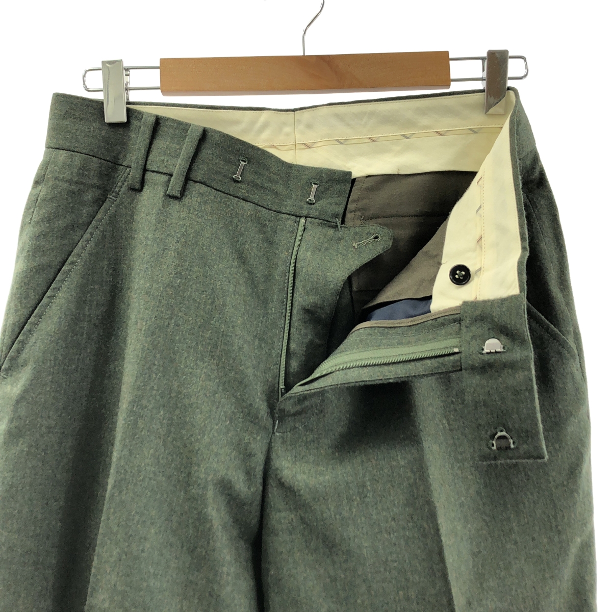 その他 ウール ストレート スラックス パンツ