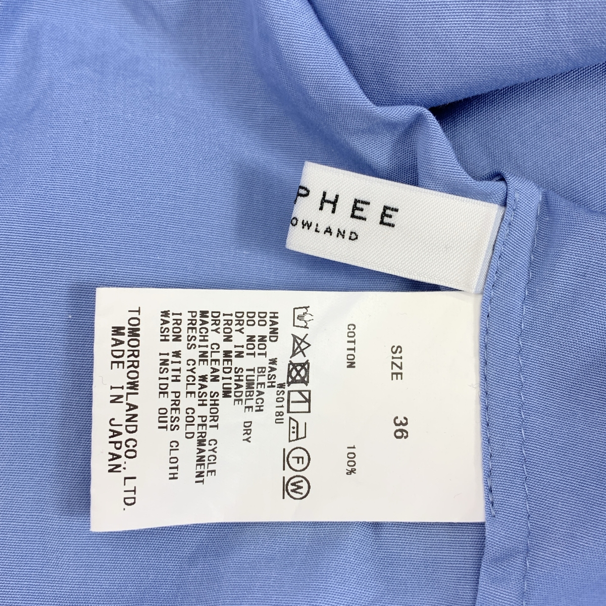 その他 ファインコットンブロード ギャザーカラーブラウス