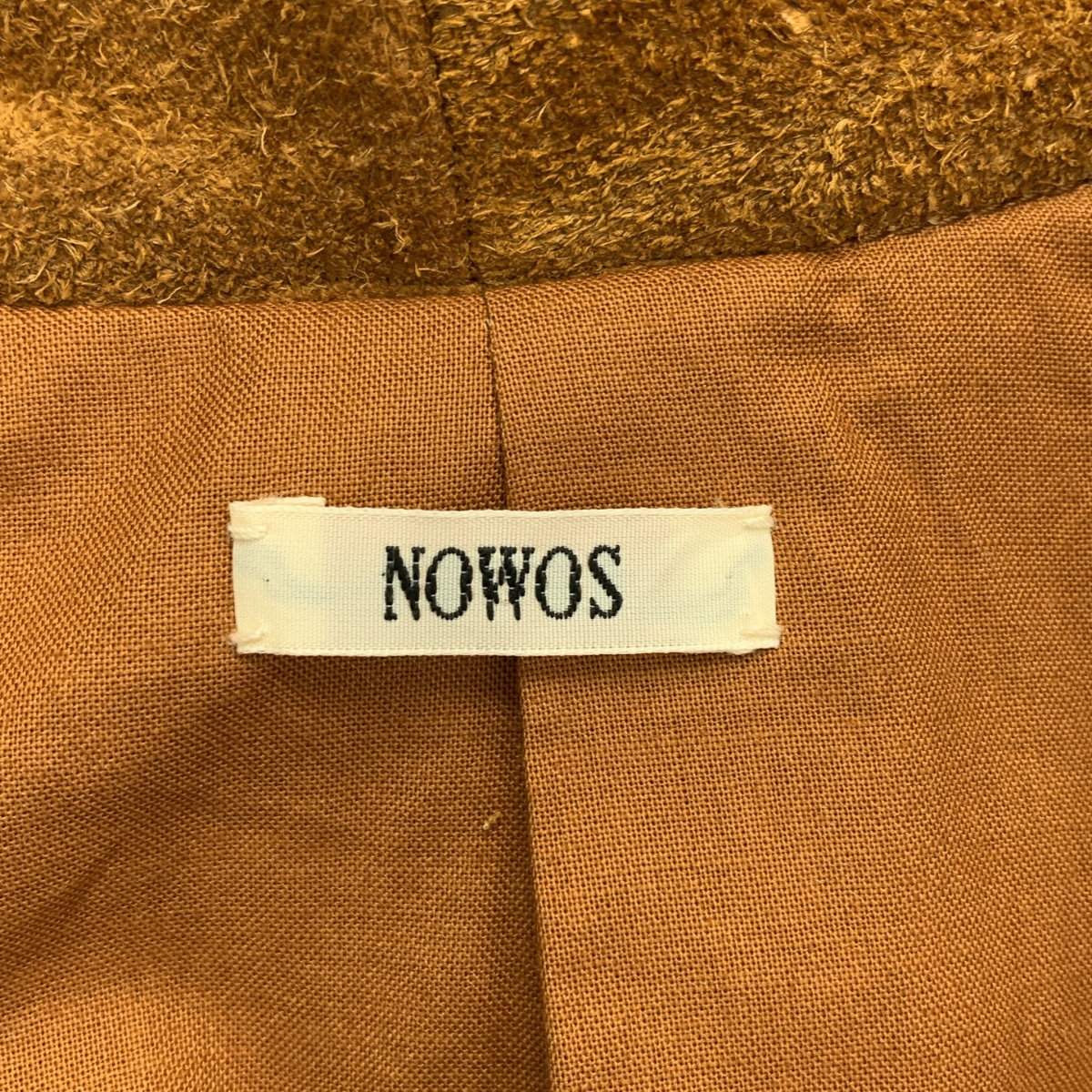 NOWOS / ノーウォス 牛革 カウレザー スエード ジャケット