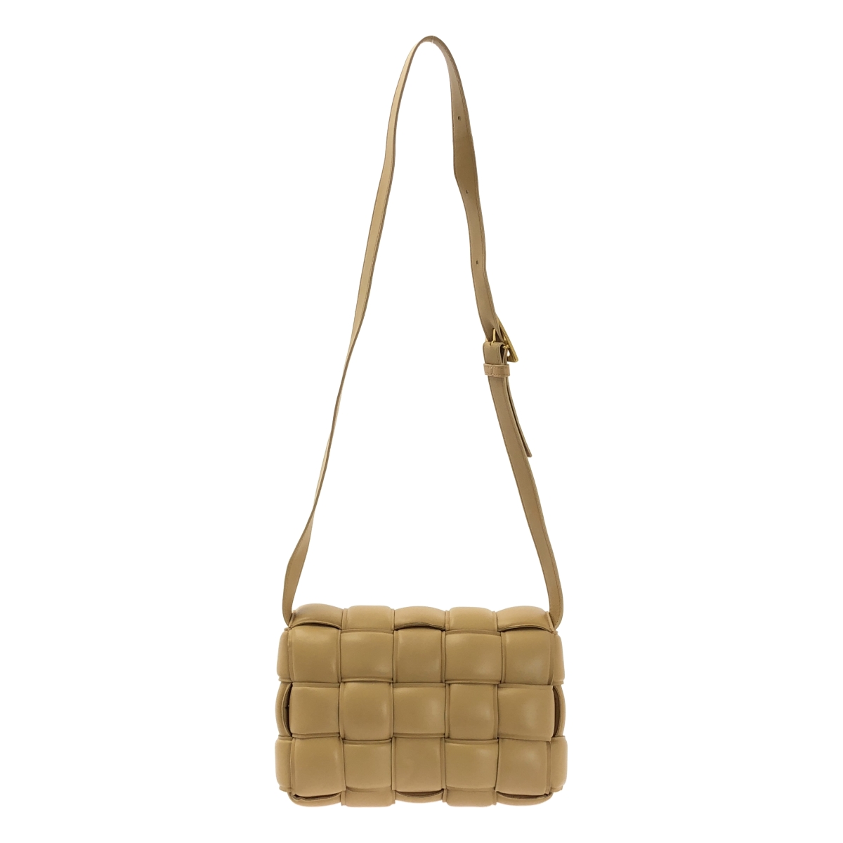BOTTEGA VENETA / ボッテガヴェネタ マキシイントレチャート パデットカセット レザー ショルダーバッグ