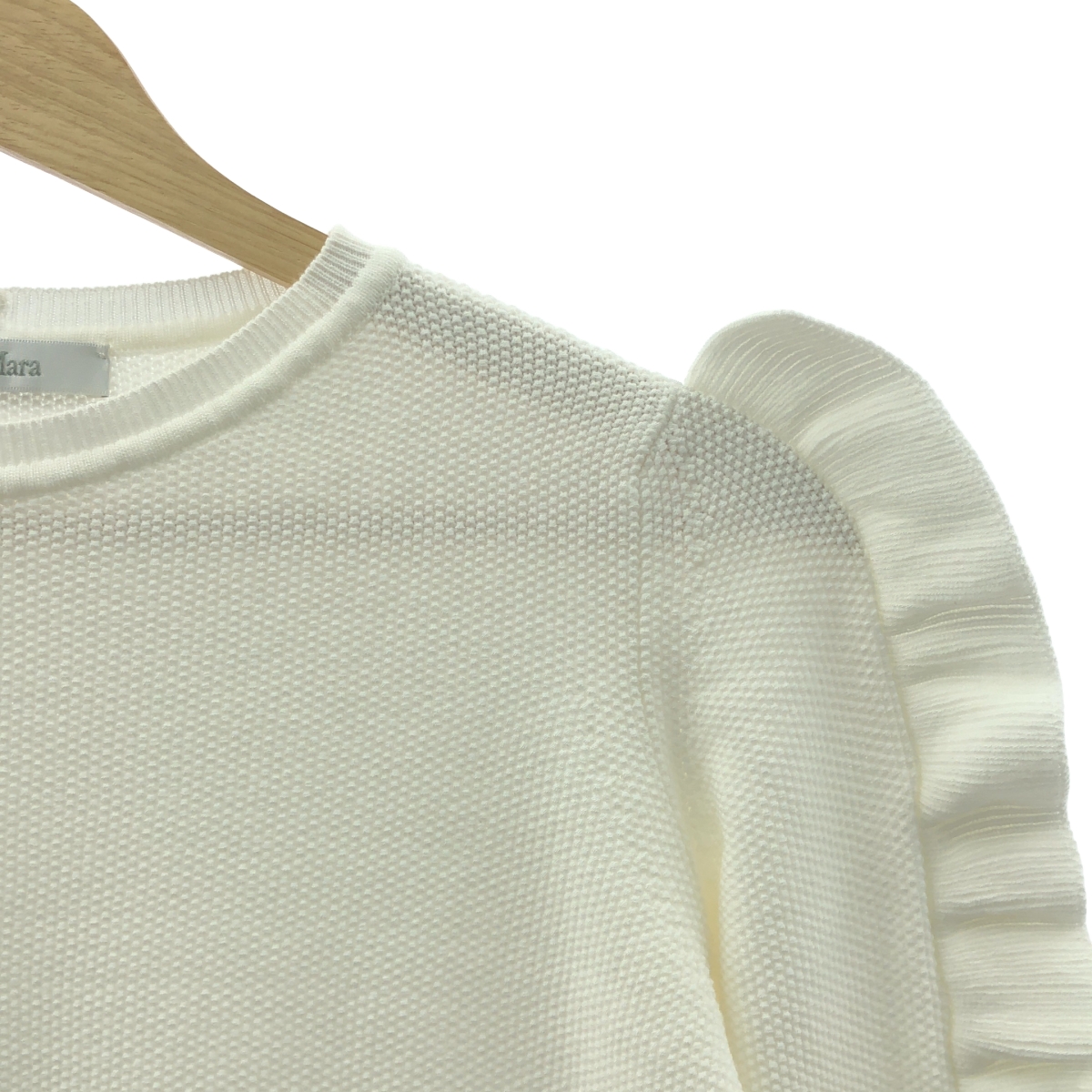 Max Mara / マックスマーラ フリルスリーブ プルオーバー ニット