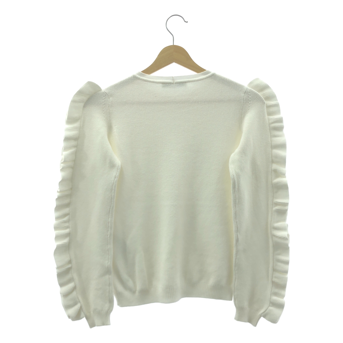 Max Mara / マックスマーラ フリルスリーブ プルオーバー ニット