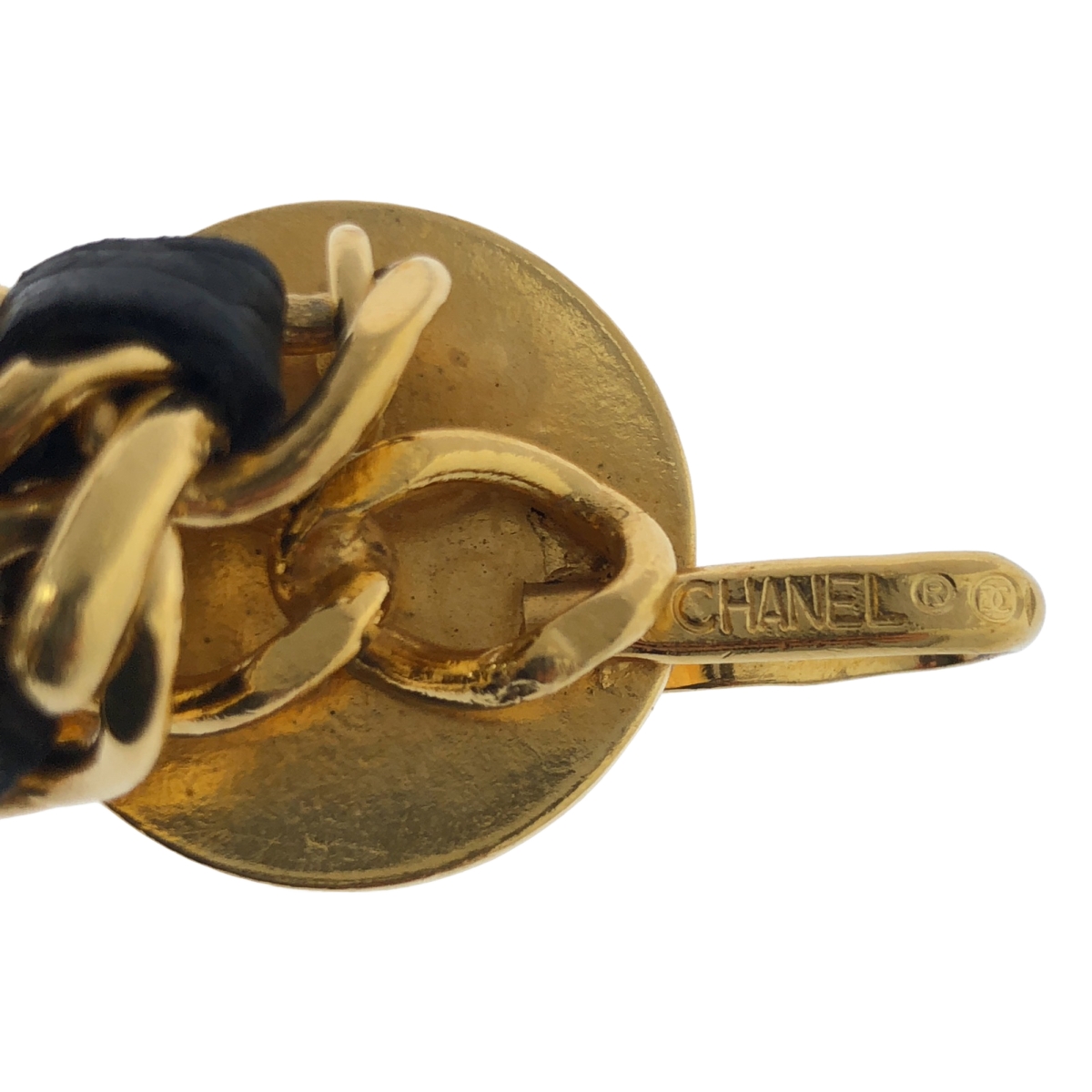 CHANEL / シャネル CHAIN & LEATHER BELT / ココマーク 3連 レザー チェーン ベルト