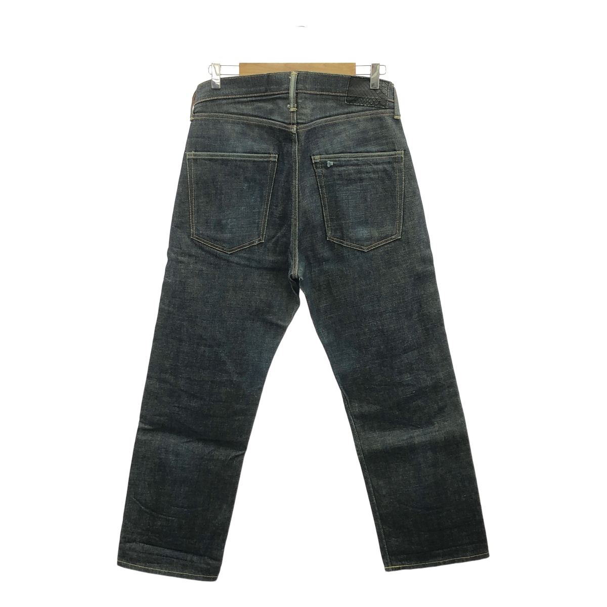 visvim / ビズビム レザーパッチ デニム セルビッチパンツ