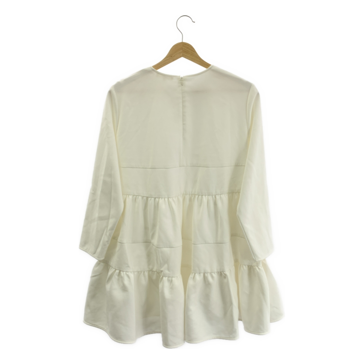 yori / ヨリ マット ダブルクロス ティアード ブラウス カットソー