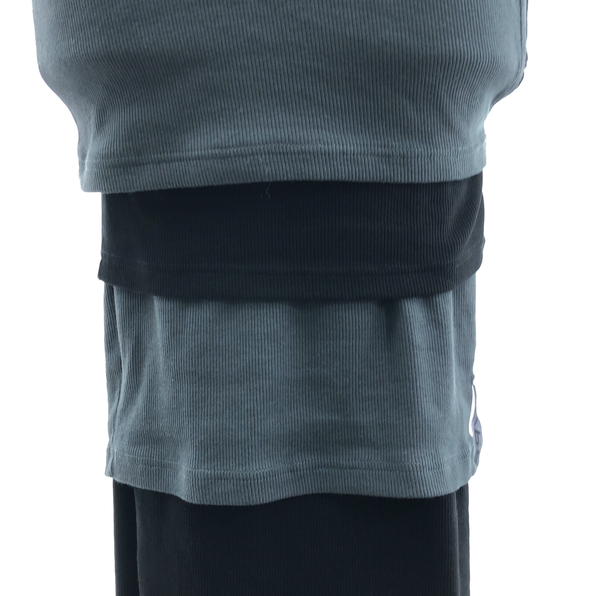 Y/PROJECT / ワイプロジェクト リブ チュール レイヤード ワンピース