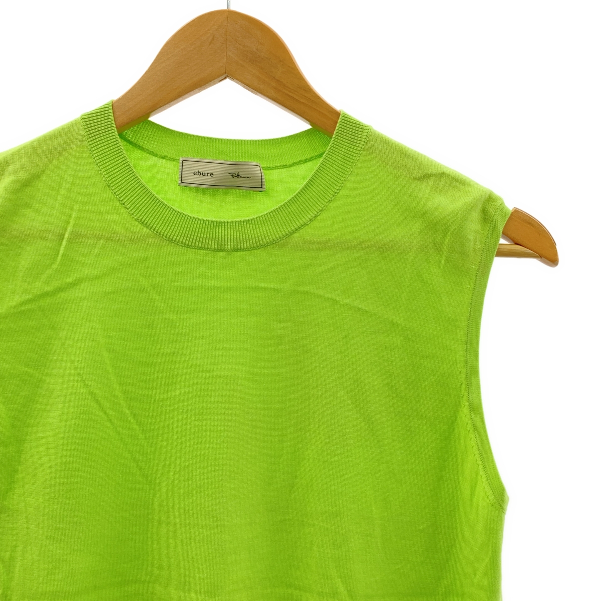ebure / エブール × Ron Herman 別注 シルク コットン ノースリーブ ニット