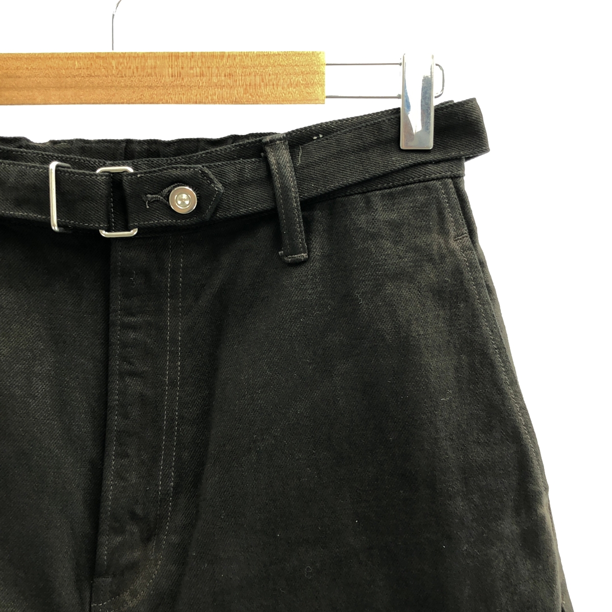 YOKO SAKAMOTO / ヨーコサカモト Belted Trousers / 染め加工 ベルテッド ワイド パンツ