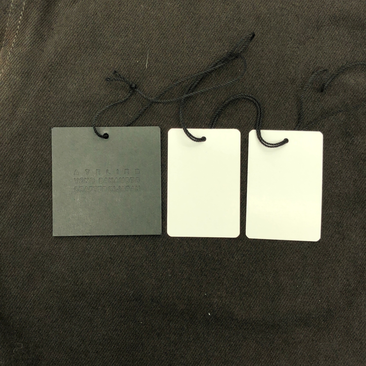 YOKO SAKAMOTO / ヨーコサカモト Belted Trousers / 染め加工 ベルテッド ワイド パンツ