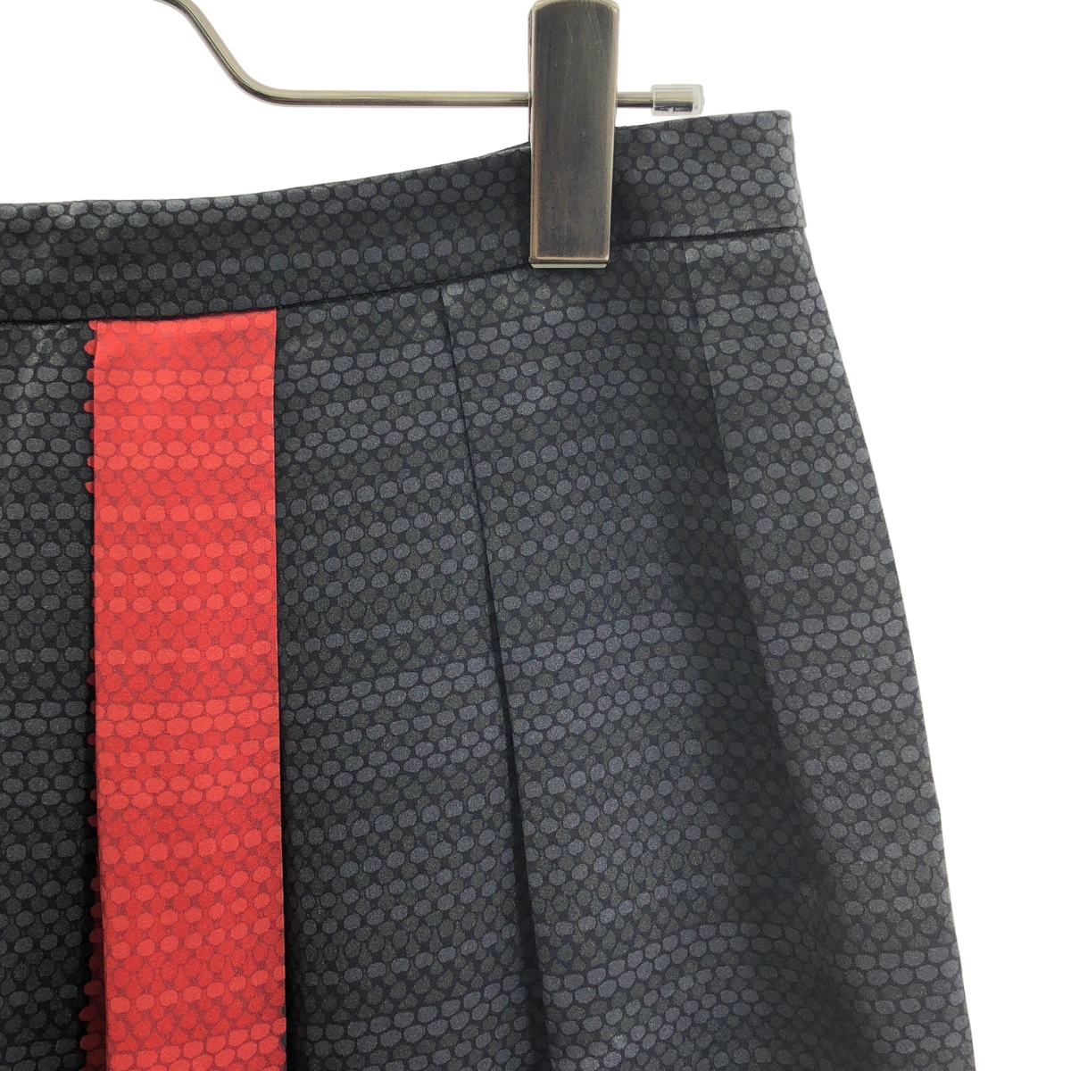 Max Mara / マックスマーラ シルク 総柄 タック スカート