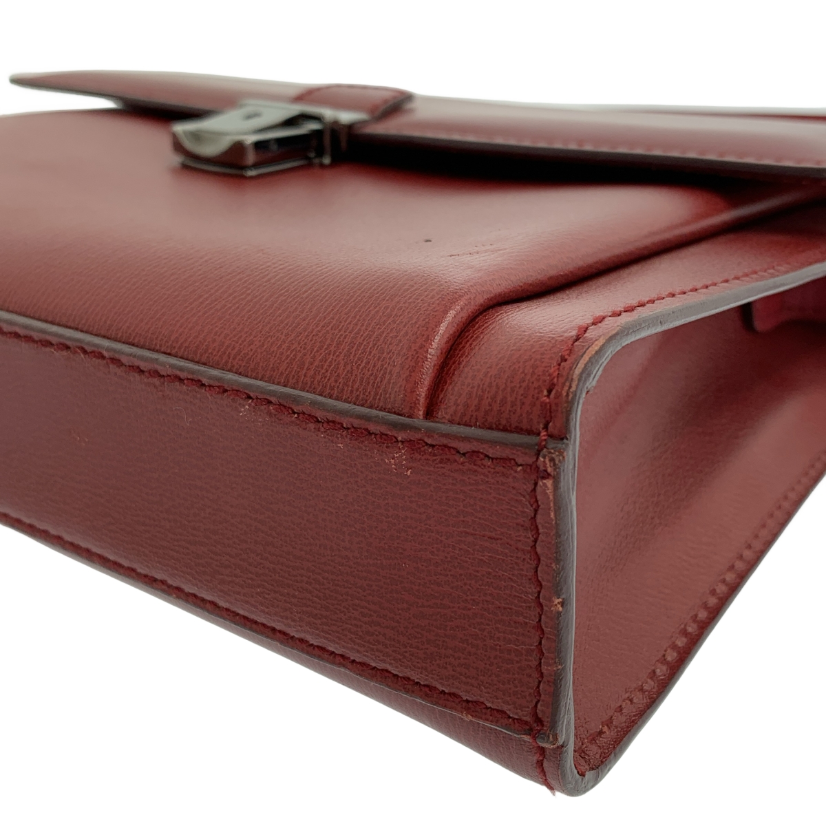 FERRAGAMO / フェラガモ レザー フラップ ショルダーバッグ