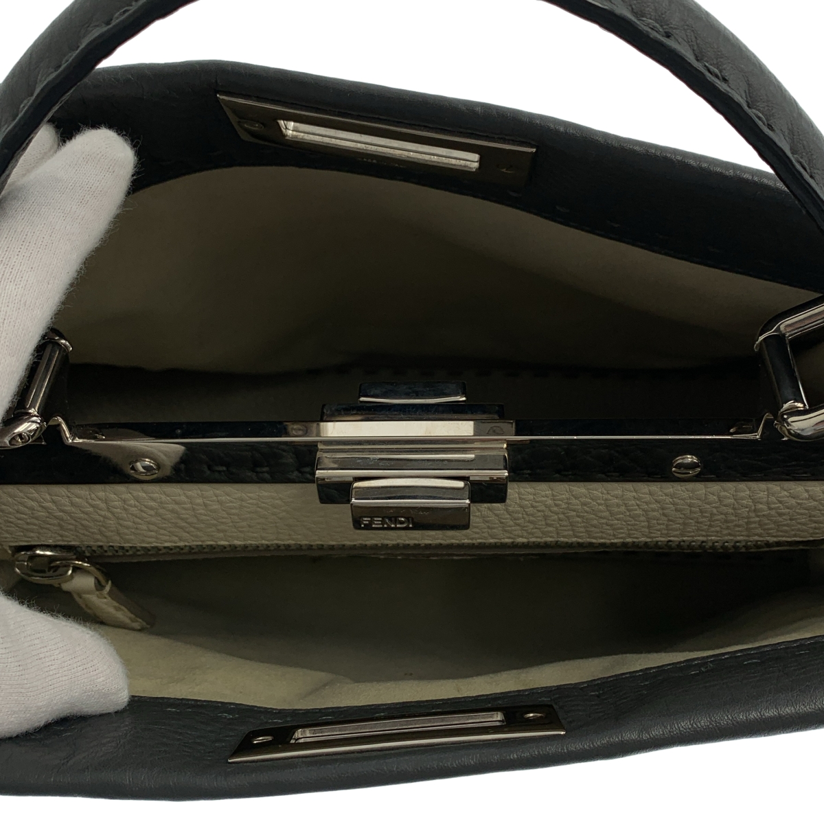 FENDI / フェンディ PEEKABOO セレリア ピーカブー レギュラー 2way ハンドバッグ