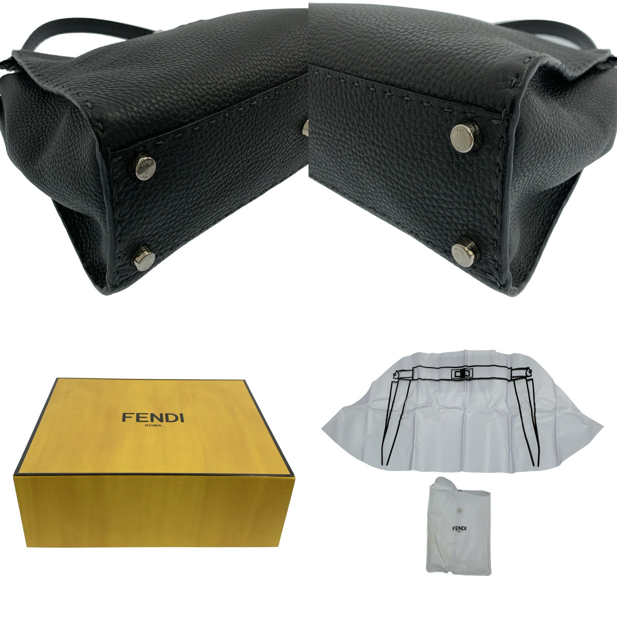 FENDI / フェンディ PEEKABOO セレリア ピーカブー レギュラー 2way ハンドバッグ