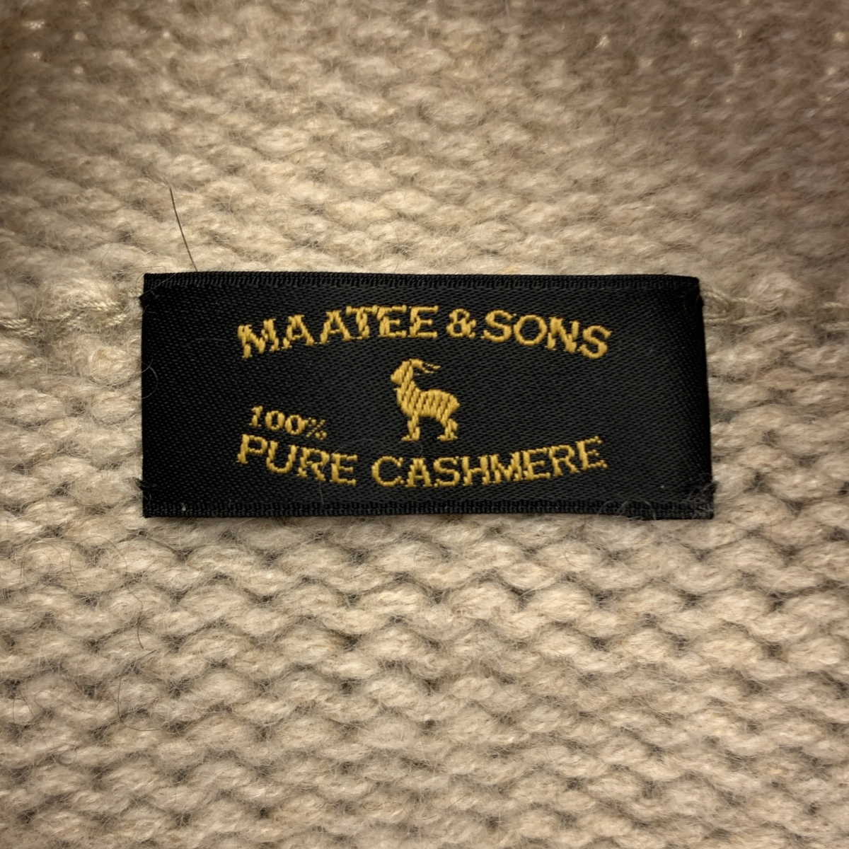 MAATEE&SONS / マーティー&サンズ ROLLNECK P/O SWEATER カシミヤ ロールネック プルオーバー ニット