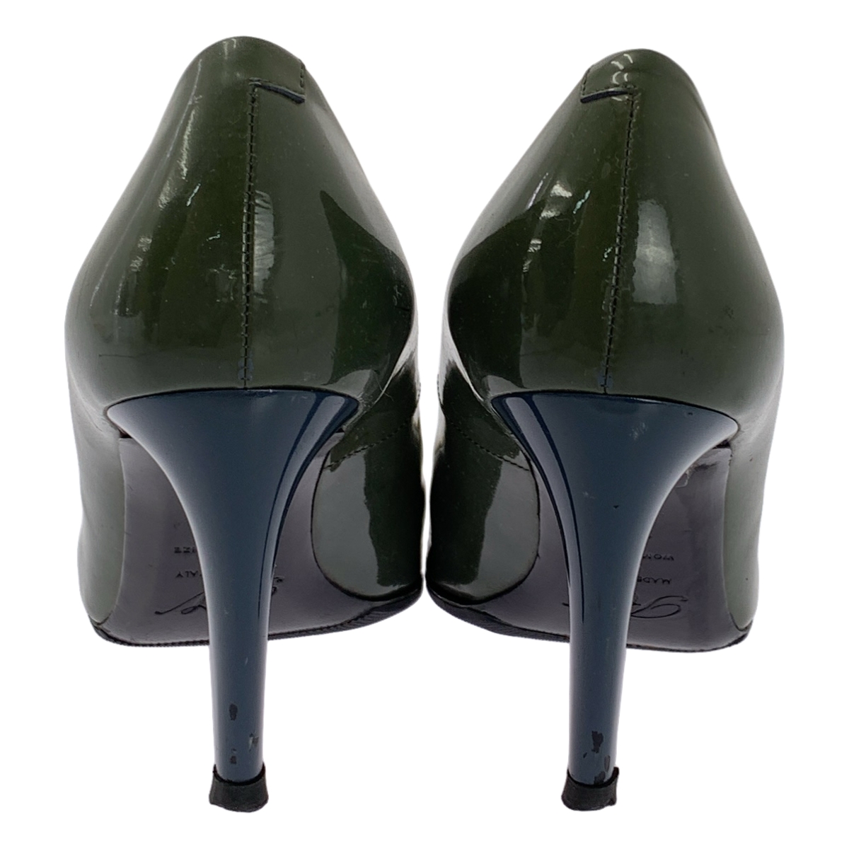 Roger Vivier / ロジェ・ヴィヴィエ パテントレザー ロゴ ヒール パンプス