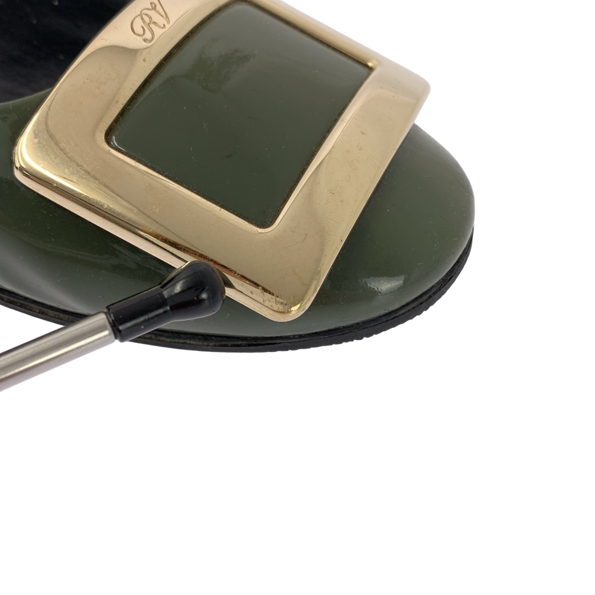 Roger Vivier / ロジェ・ヴィヴィエ パテントレザー ロゴ ヒール パンプス