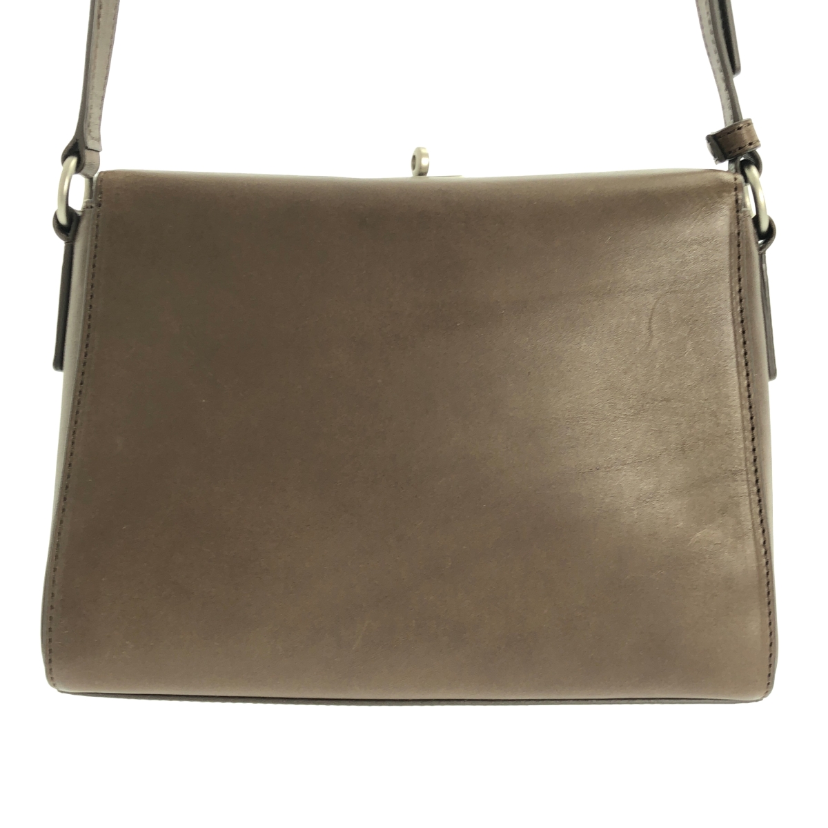 Agnes b. / アニエスベー レザー ターンロック ショルダーバッグ