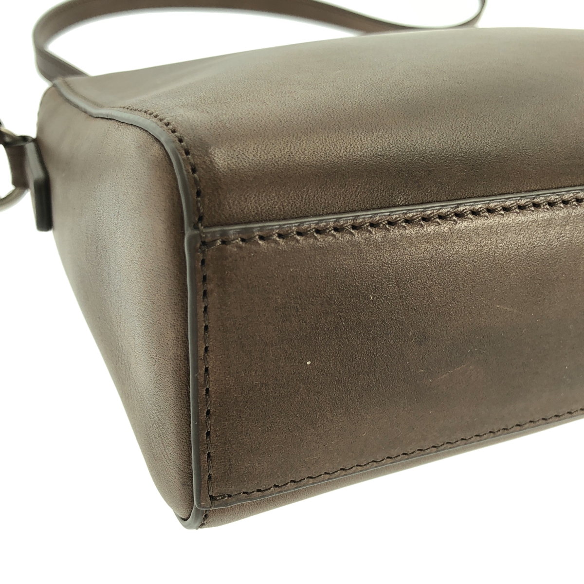 Agnes b. / アニエスベー レザー ターンロック ショルダーバッグ