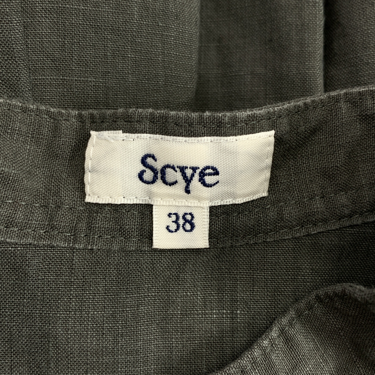 SCYE / サイ リネン ピンタック プルオーバー ブラウス