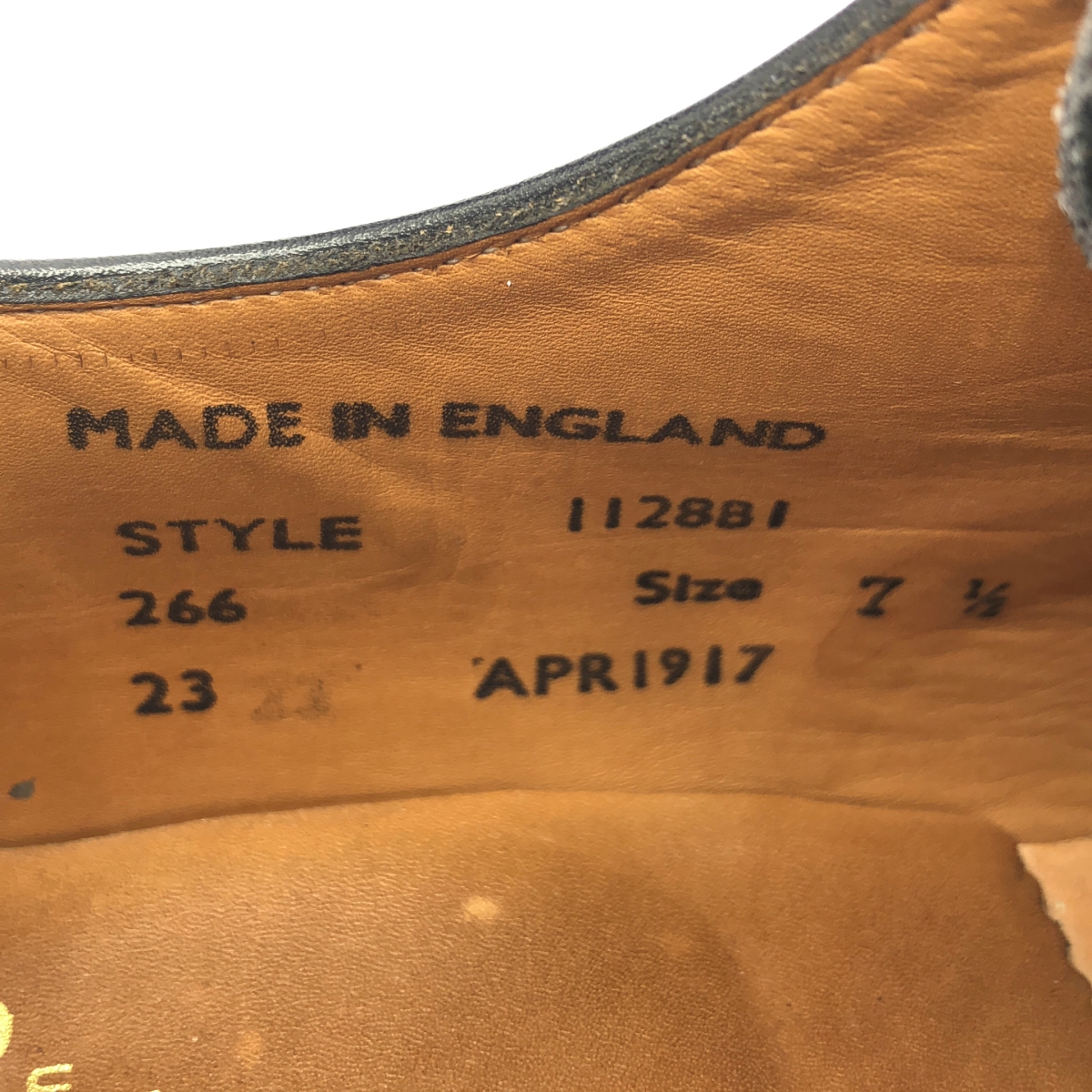 SANDERS / サンダース MILITARY DERBY SHOE ミリタリー ダービー シューズ