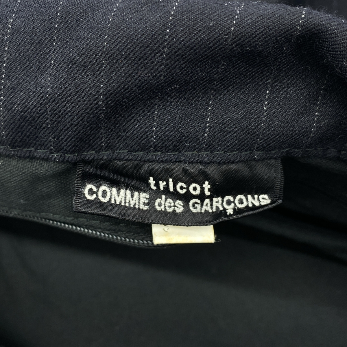 tricot COMME des GARCONS / トリココムデギャルソン ウール ピンストライプ トートバッグ