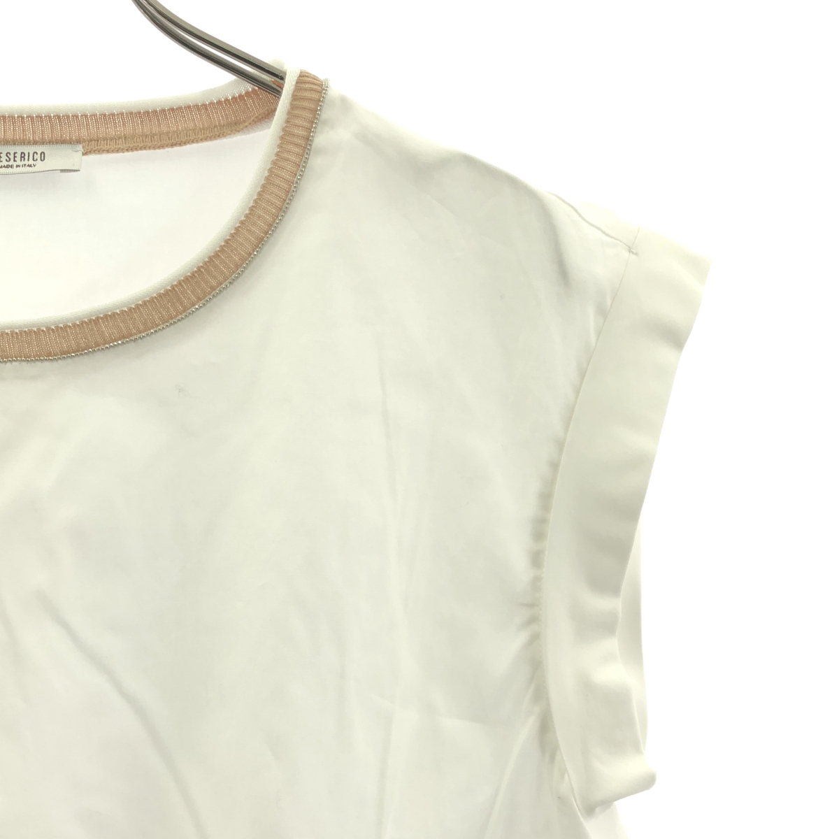 その他 ビジュー装飾 ノースリーブ ブラウス