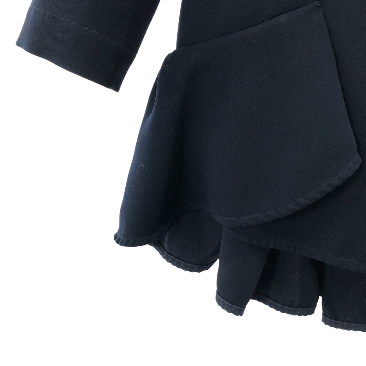 BORDERS at BALCONY / ボーダーズアットバルコニー ポリエステル バックギャザー ブラウス